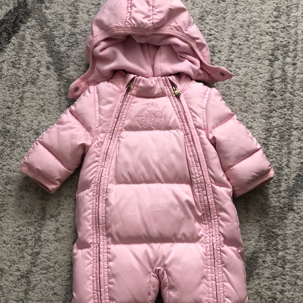 Ralph Lauren Infant Snowsuit (Pink)